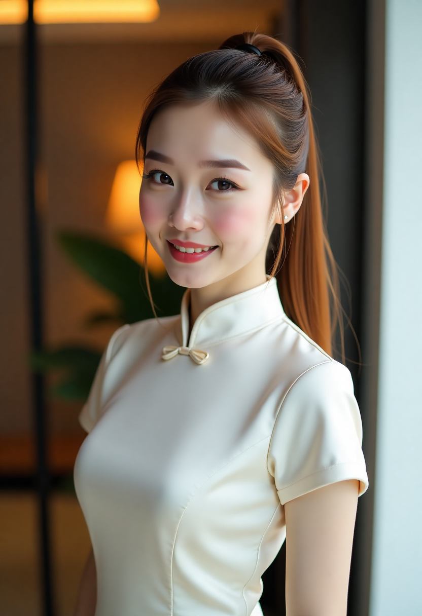 两人在机房查看数据